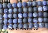 CSO843 15.5 inches 10mm round matte sodalite beads wholesale