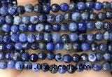 CSO846 15 inches 6mm faceted round sodalite beads wholesale