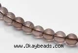 CSQ11 6mm round A grade natural smoky quartz beads Wholesale