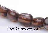 CSQ17 A grade multi sizes irregular natural smoky quartz beads