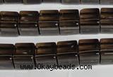 CSQ31 15 inches 10*10mm cube natural smoky quartz beads wholesale