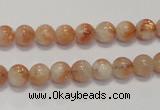 CSS15 15.5 inches 6mm round natural sunstone beads wholesale