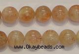 CSS18 15.5 inches 12mm round natural sunstone beads wholesale