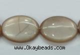 CSS206 15.5 inches 18*25mm oval natural sunstone beads