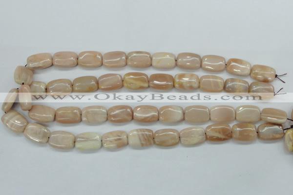 CSS211 15.5 inches 13*18mm rectangle natural sunstone beads