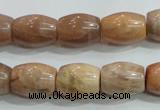 CSS251 15.5 inches 12*16mm drum natural sunstone beads