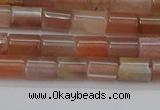 CSS266 15.5 inches 5*8mm tube sunstone beads wholesale