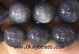 CSS317 15.5 inches 10mm round black sunstone gemstone beads