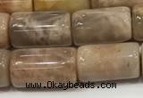 CSS401 15.5 inches 10*14mm - 10*17mm tube sunstone beads wholesale