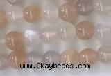 CSS700 15.5 inches 4mm round mixed sunstone beads wholesale