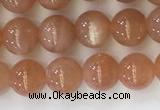 CSS704 15.5 inches 6mm round natural golden sunstone beads