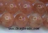 CSS715 15.5 inches 9mm round natural golden sunstone beads