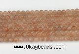 CSS751 15.5 inches 6mm round golden sunstone beads wholesale