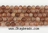 CSS755 15.5 inches 11mm round golden sunstone beads wholesale