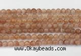 CSS761 15.5 inches 6mm round golden sunstone beads wholesale