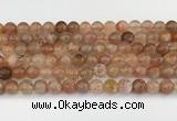 CSS762 15.5 inches 7mm round golden sunstone beads wholesale