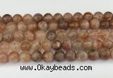 CSS764 15.5 inches 9mm round golden sunstone beads wholesale