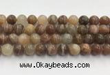 CSS778 15.5 inches 12mm round sunstone gemstone beads wholesale