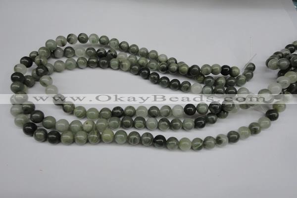 CSW03 15.5 inches 8mm round seaweed quartz beads wholesale