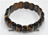 CTB18 8 inches 20*30mm  tiger eye stretch bracelet wholesale