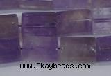 CTB204 15.5 inches 10*15mm faceted tube natural ametrine beads