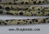 CTB305 15.5 inches 4*6mm tube dalmatian jasper beads wholesale