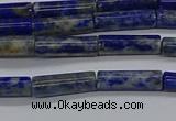 CTB356 15.5 inches 4*13mm tube lapis lazuli beads wholesale