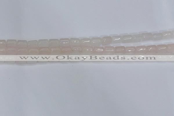 CTB700 15.5 inches 6*8mm tube rose quartz beads wholesale