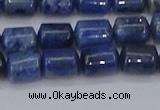 CTB716 15.5 inches 6*8mm tube blue dumortierite beads wholesale