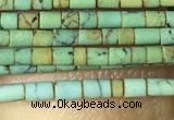 CTB802 15.5 inches 1mm tube turquoise beads wholesale