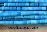 CTB803 15.5 inches 1mm tube turquoise beads wholesale