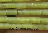 CTB814 15.5 inches 2*4mm tube korean jade beads wholesale