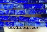 CTB825 15.5 inches 2*4mm tube lapis lazuli beads wholesale