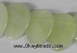 CTD05 Top drilled 22*30mm flat teardrop New jade beads