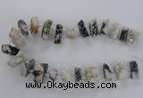 CTD1647 Top drilled 15*20mm - 20*35mm freeform druzy agate beads