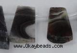 CTD1669 Top drilled 12*20mm - 25*45mm freeform agate gemstone beads