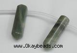 CTD1801 Top drilled 10*30mm - 10*32mm sticks seaweed quartz beads