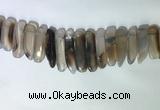 CTD2160 Top drilled 8*20mm - 10*40mm sticks agate gemstone beads