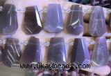 CTD2336 Top drilled 16*18mm - 20*30mm faceted freeform moonstone beads