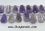 CTD2338 Top drilled 16*18mm - 20*30mm freeform lavender amethyst beads