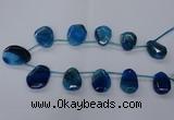 CTD2568 15.5 inches 18*25mm - 30*40mm freeform agate beads