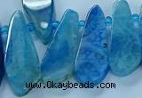 CTD2703 15.5 inches 10*25mm - 18*50mm freeform agate beads