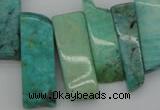 CTD355 Top drilled 10*28mm - 10*50mm wand Russian amazonite beads