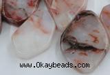 CTD360 Top drilled 18*25mm - 25*35mm freeform agate gemstone beads