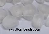 CTD3600 Top drilled 10*14mm - 13*18mm nuggets white crystal beads