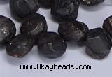 CTD3605 Top drilled 10*14mm - 13*18mm nuggets garnet beads