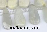 CTD3714 Top drilled 10*20mm - 15*45mm freeform moonstone beads