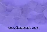 CTD3855 Top drilled 6*8mm - 10*12mm freeform moonstone beads