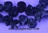 CTD3861 Top drilled 8*10mm - 10*12mm freeform seraphinite beads