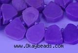 CTD3872 Top drilled 10*12mm - 14*16mm freeform kunzite beads